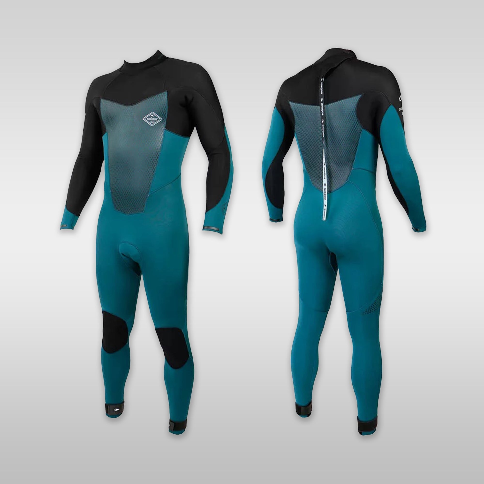 Soöruz FIGHTER Back-Zip Blue 3/2 3/2 mm Soöruz